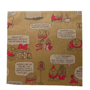 Ziggy 1979 Wrapping Paper - 1 Sheet 20” x 30”